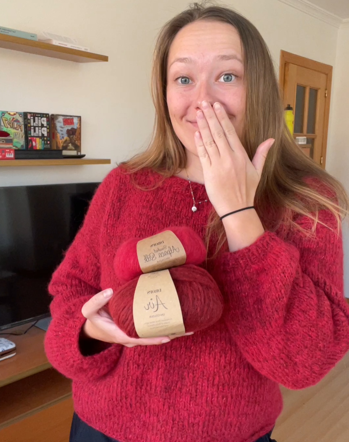 Bufanda con capucha estampada de Loux