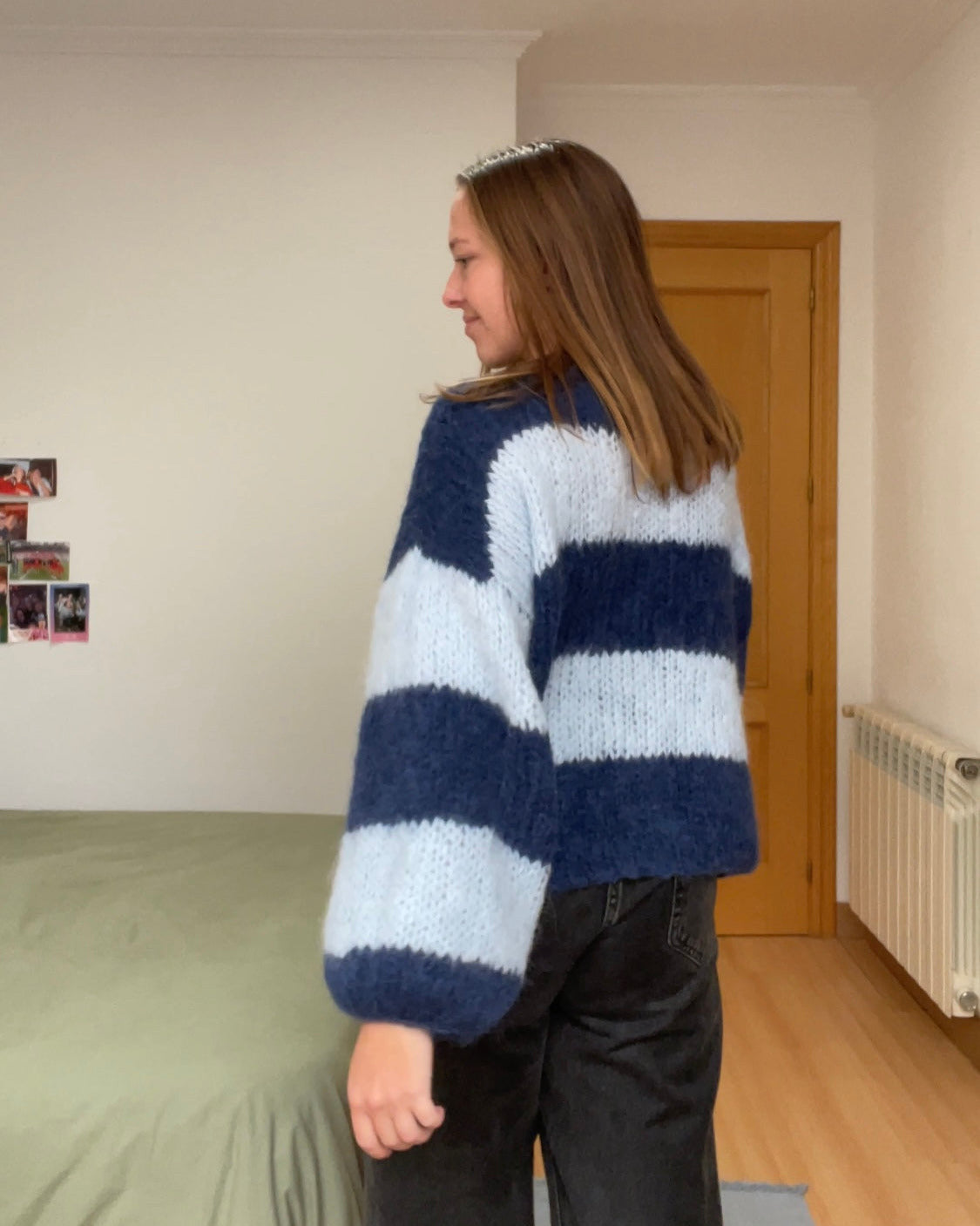 Bufanda con capucha estampada de Loux