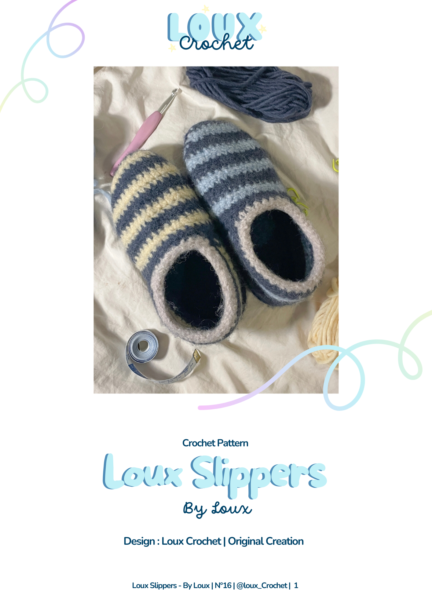 Pattern Loux Chaussons By Loux