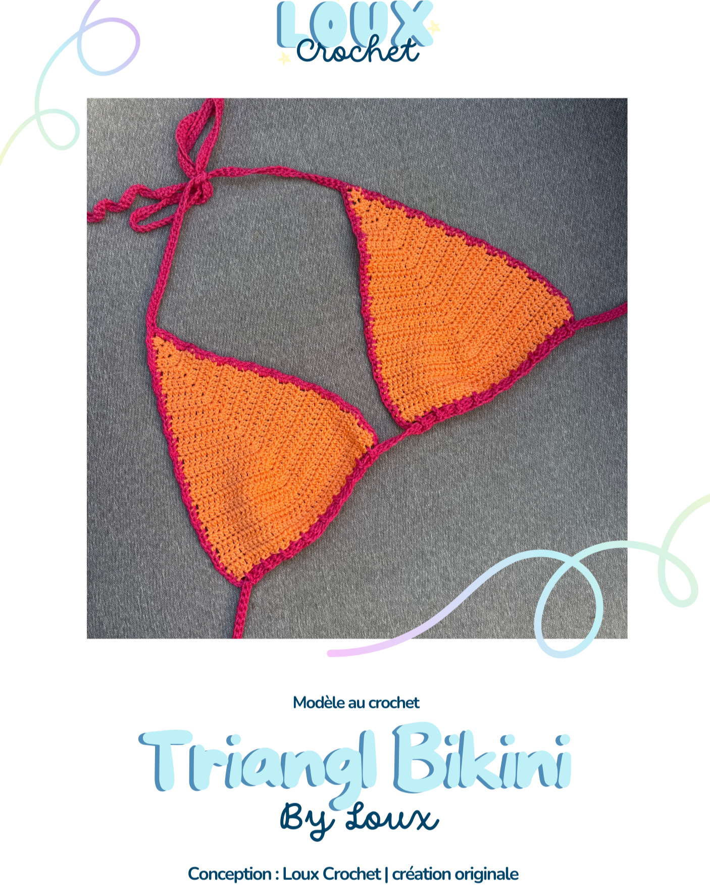 Pattern Triangl Bikini By Loux