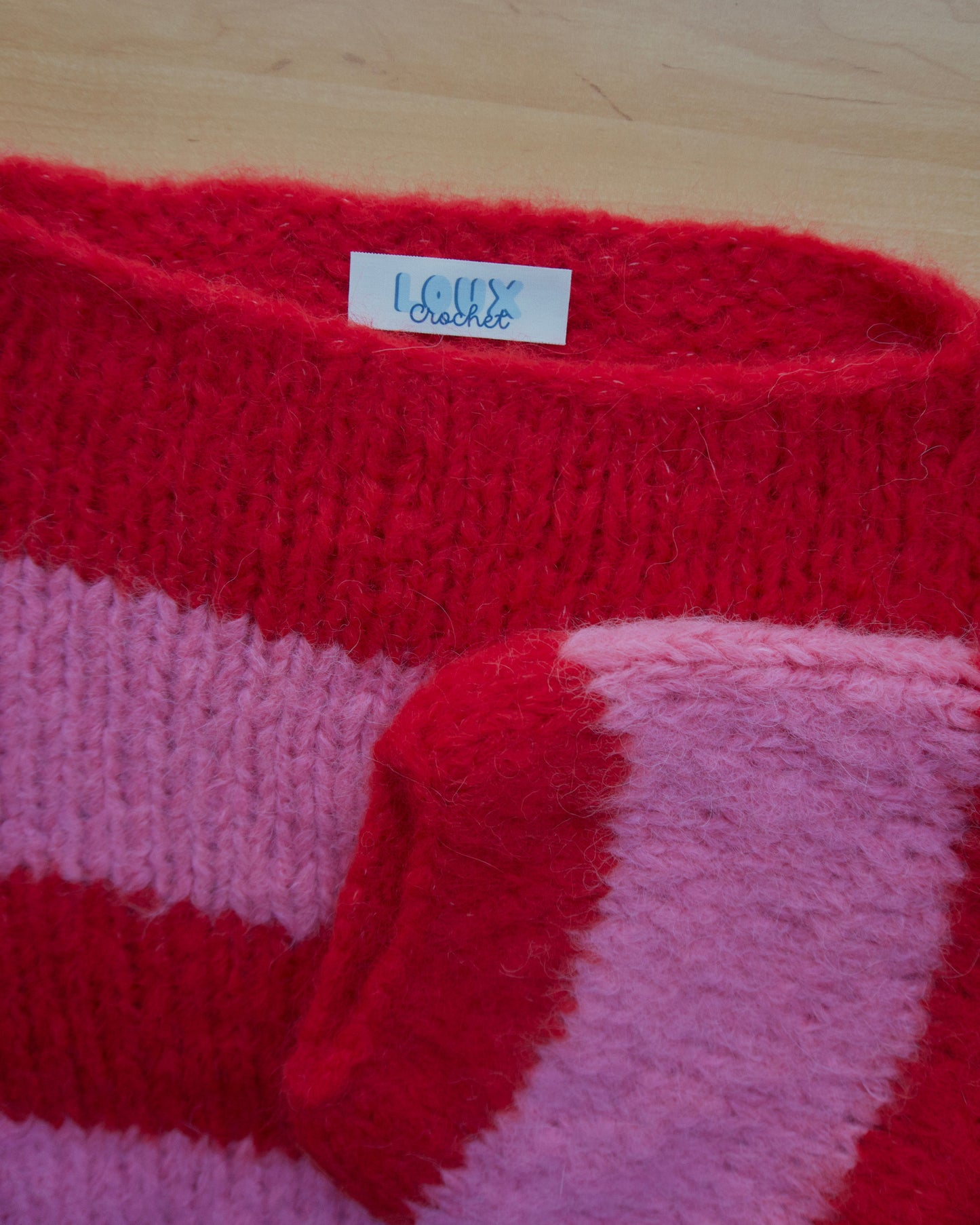 Fluffy Sweater Rose & Rouge