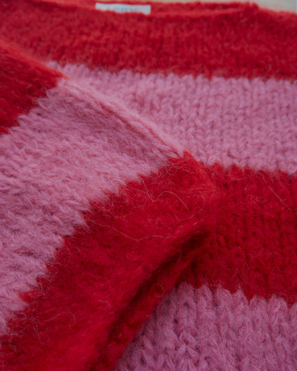 Fluffy Sweater Rose & Rouge