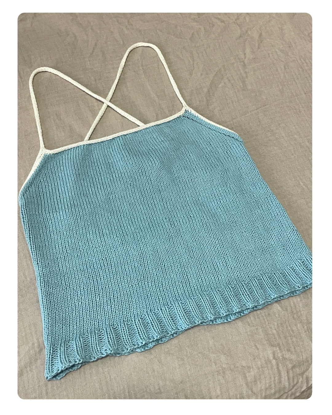 Contrastline Knit Top – Patron Tricot PDF