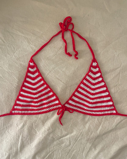 Halter bikini top crochet