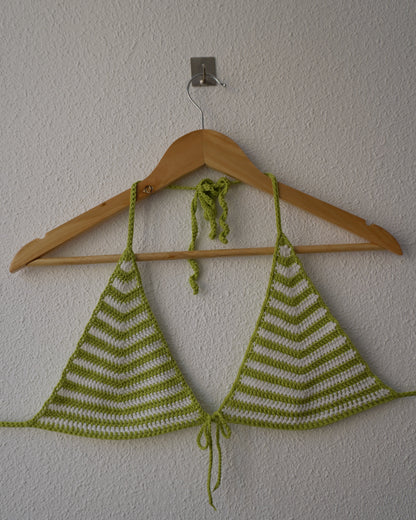 Pattern Halter Bikini By Loux