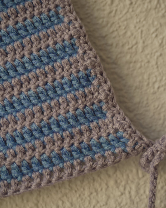 Halter Loux - Lilas & Bleu - M