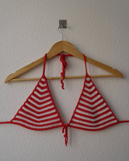 Pattern Halter Bikini By Loux